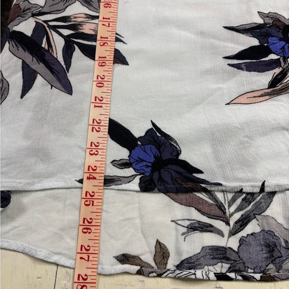 Free people White Combo Electric Orchid Tunic Tree Swing Top Size Small Floral - Picture 5 of 8